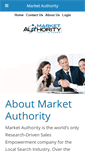 Mobile Screenshot of marketauthority.com